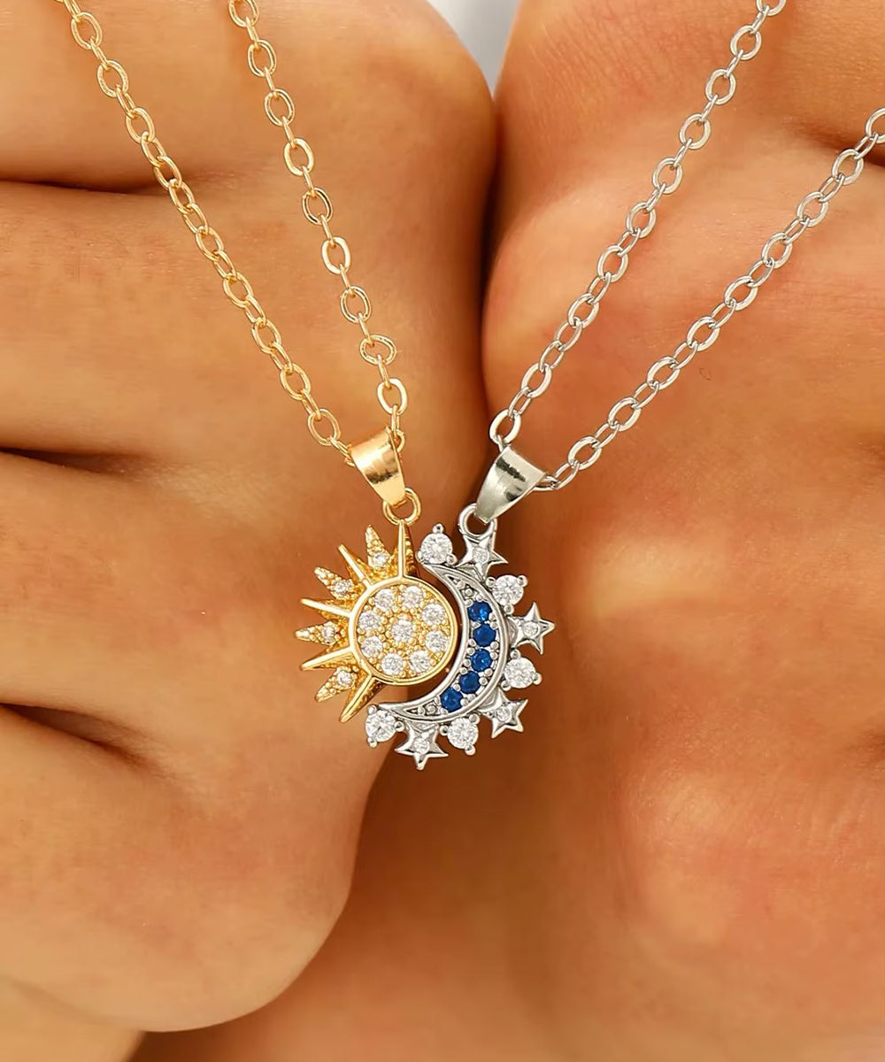 Collier Duo Soleil & Lune
